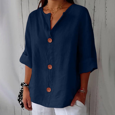 Nora | Naturally Flattering V-Neck Shirt