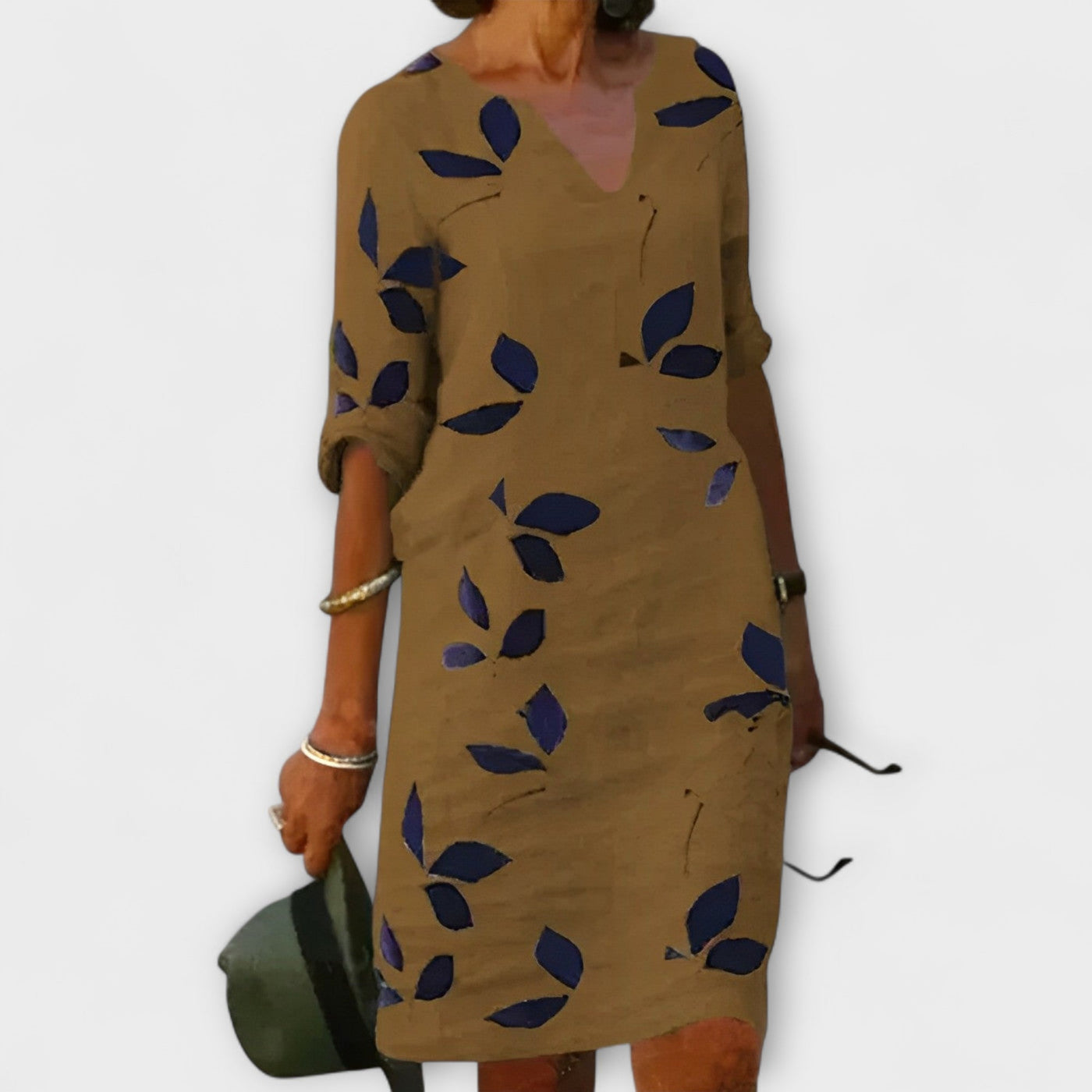 Malende - Dress Leaf Print