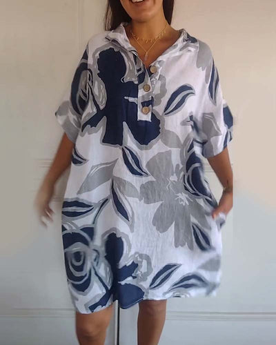 Bianca - Floral Shirt Dress