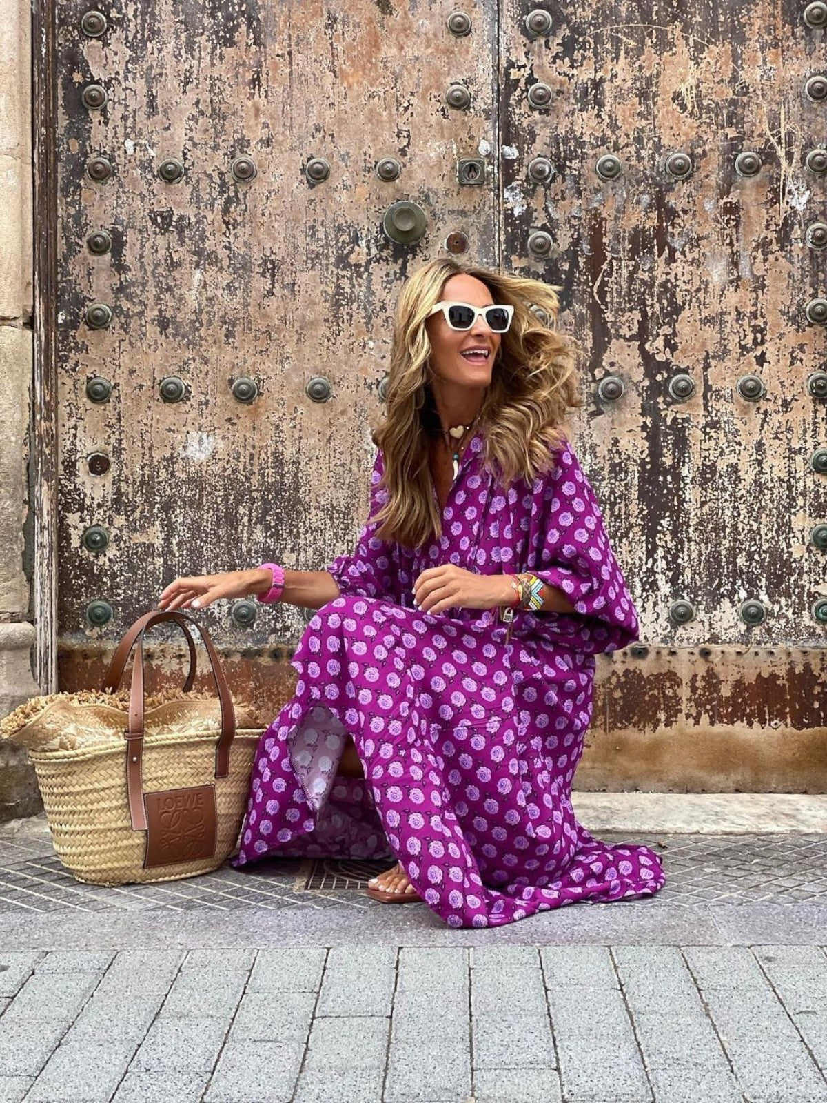 Luna Bohemian-Style Maxi Dress