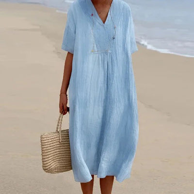 Quinley - Vintage-Inspired Women’s Lightweight Maxi Dress