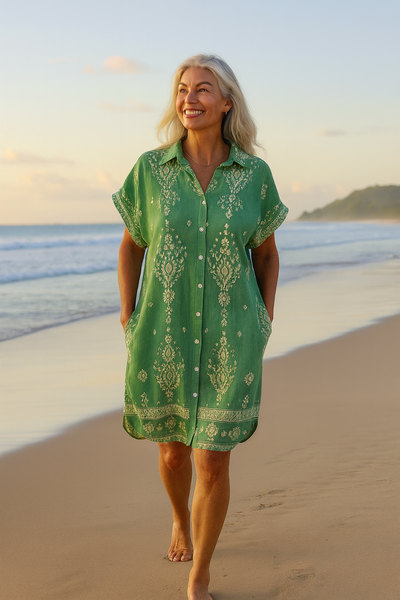 Seabreeze | Boho Dress ( Cotton-Linen )