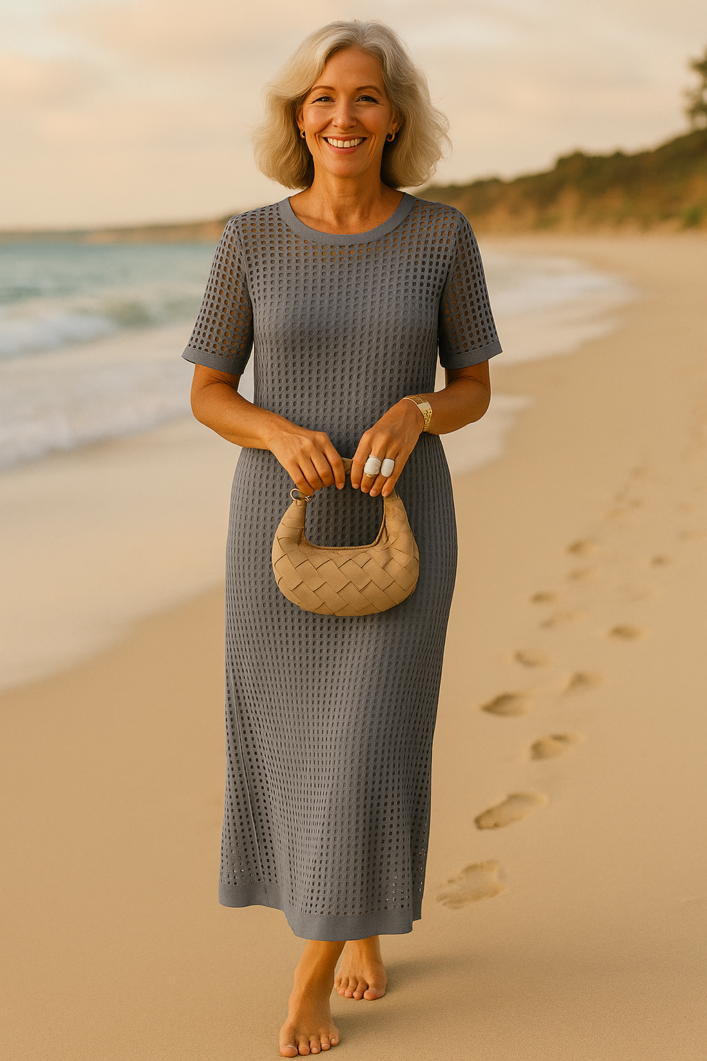 Celestia |  Two-Piece Boat Neck Dress