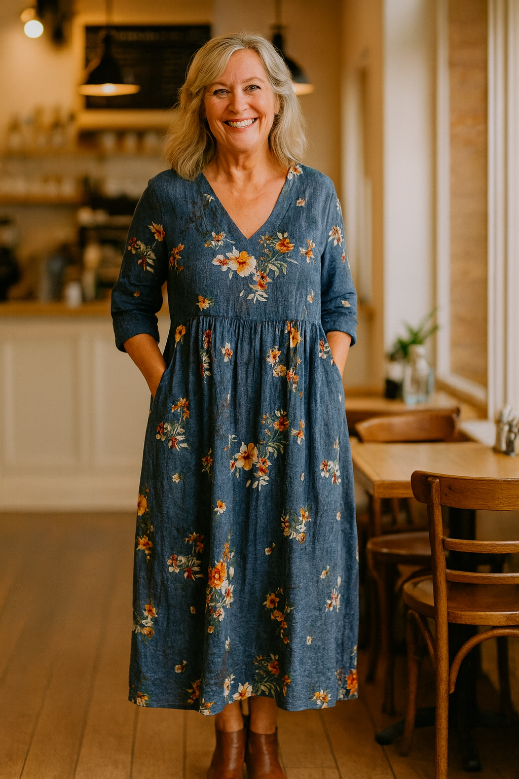 Noelia | Comfort Maxi Dress – Effortless Elegance, All-Day Confidence