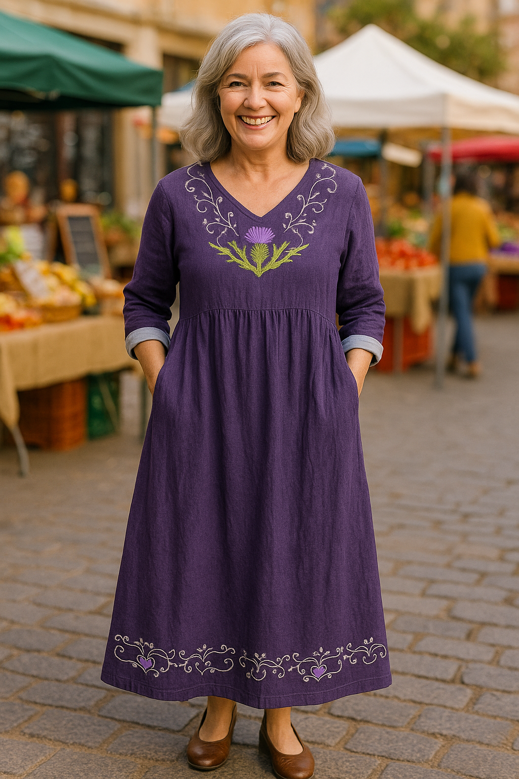 Noelia | Comfort Maxi Dress – Effortless Elegance, All-Day Confidence