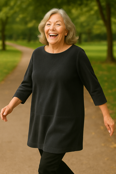 Marley| Soft Cord Tunic – Effortless Comfort, Quiet Elegance