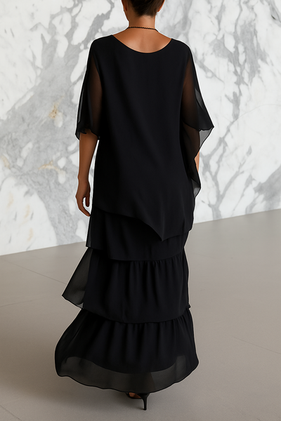 Juliette |  Elegant Tummy Covering Maxi Dress