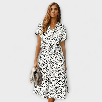 Florine - Midi Dress with Elegant Fit