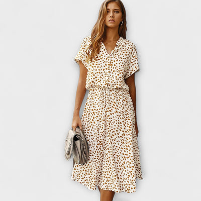 Florine - Midi Dress with Elegant Fit