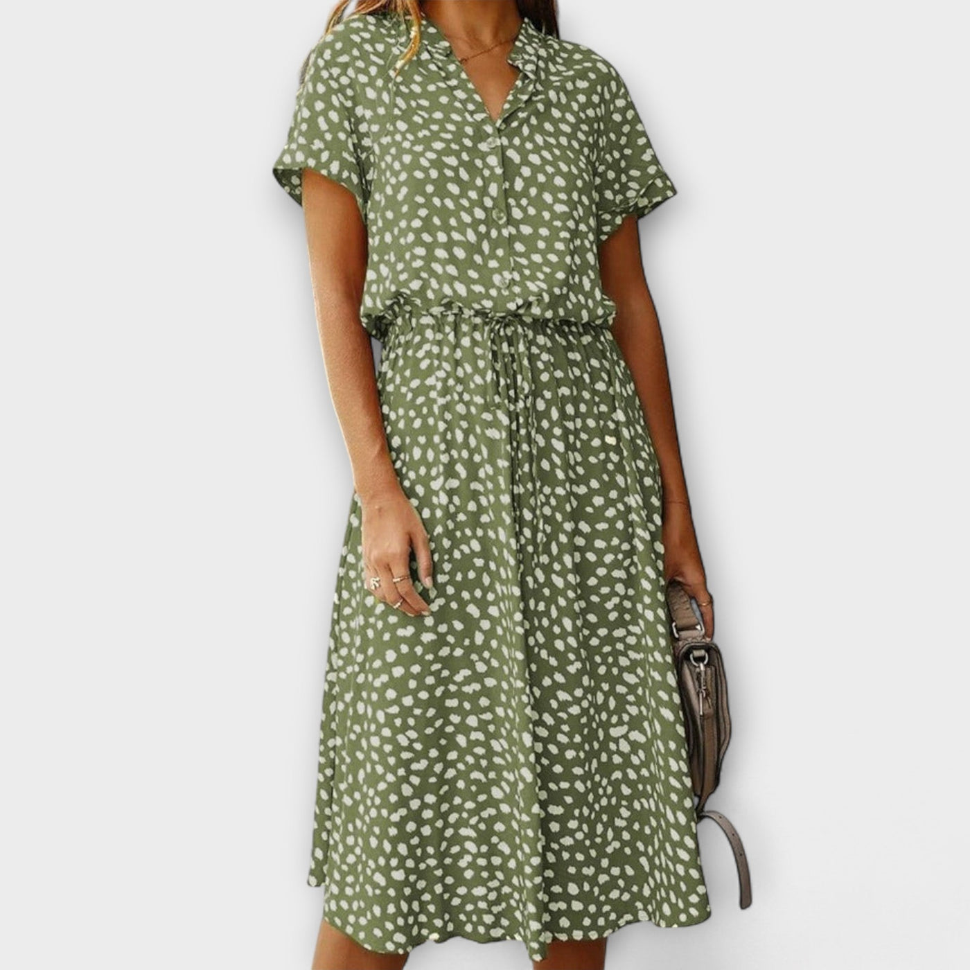 Florine - Midi Dress with Elegant Fit