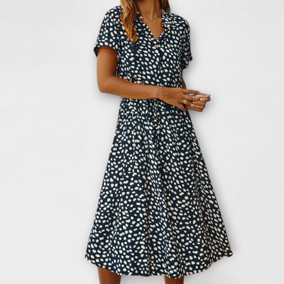 Florine - Midi Dress with Elegant Fit
