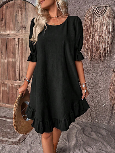 Jackie - Half Sleeve Midi Dress