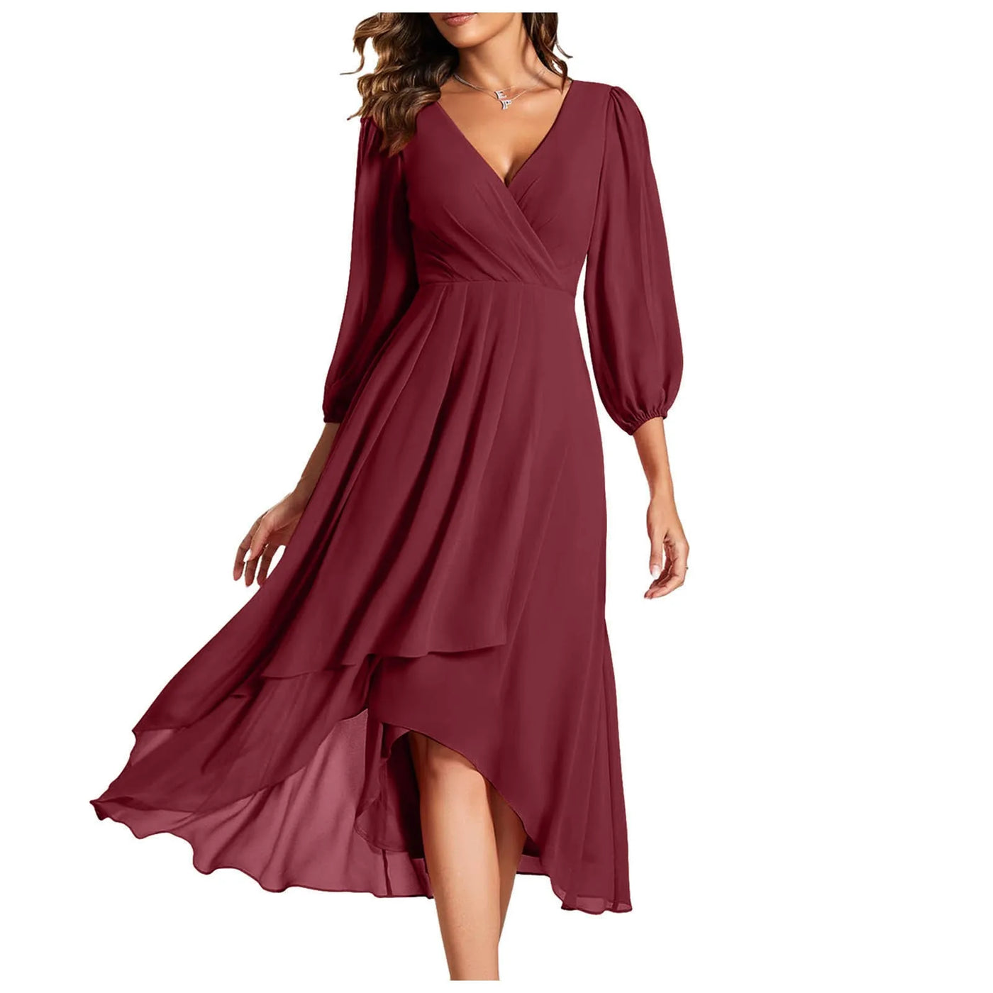 Mia | Elegant V-Neck-Dress