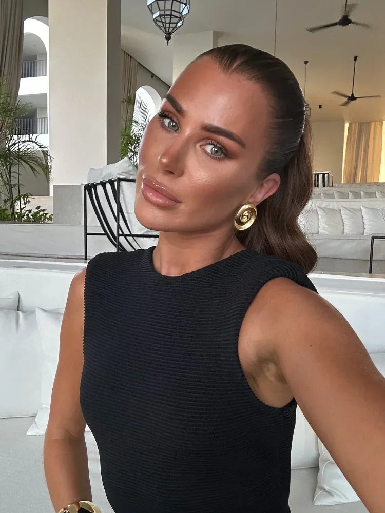 ANA | LONG FRINGE DRESS