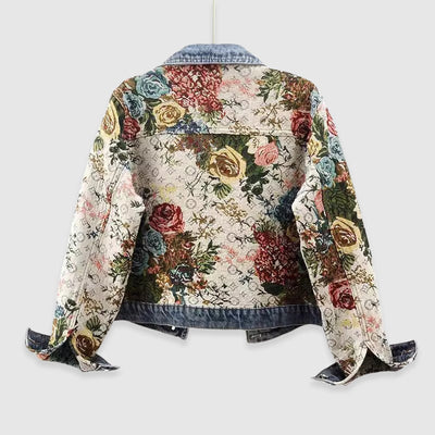 Clara - Amoretti Blossom Denim Jacket