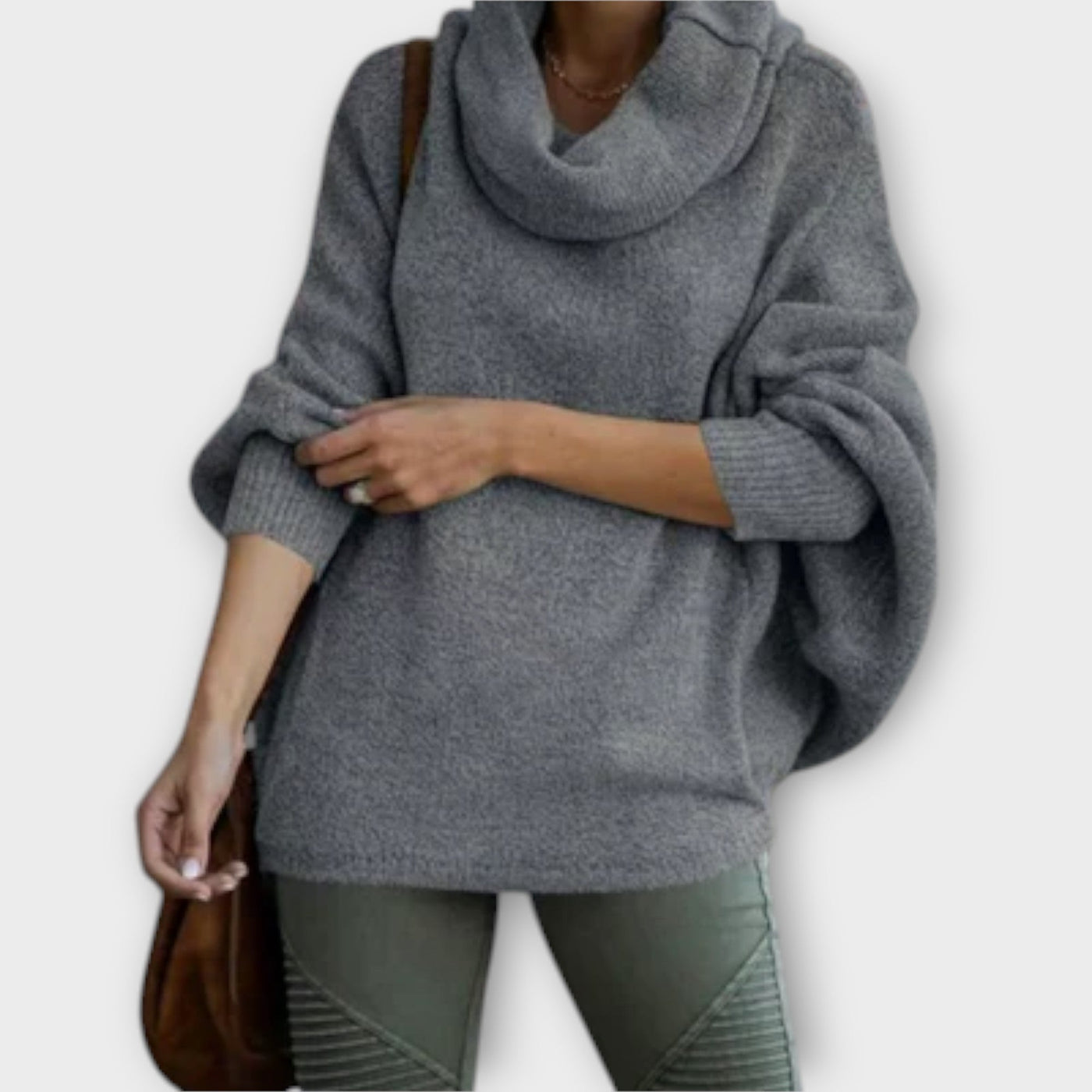 Elegant Women's Sweater in Tortoise