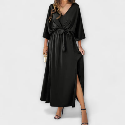 Sabrina - Maxi Dress with V-Neck