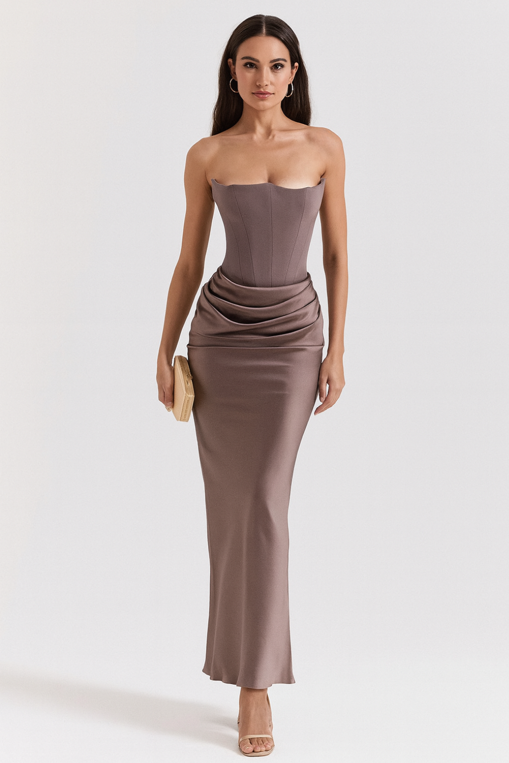 Vera - Strapless Elegant Maxi Dress