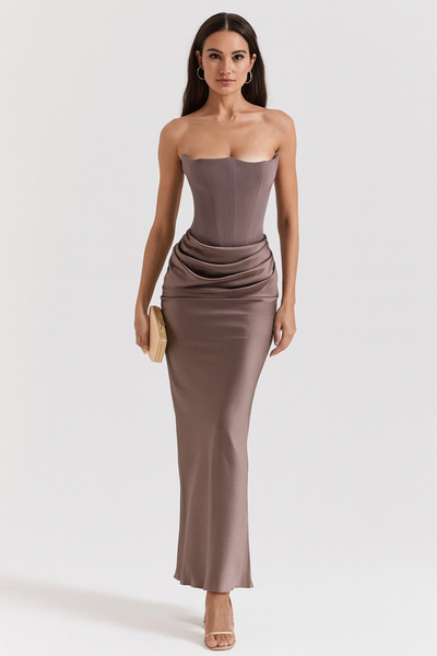 Vera - Strapless Elegant Maxi Dress