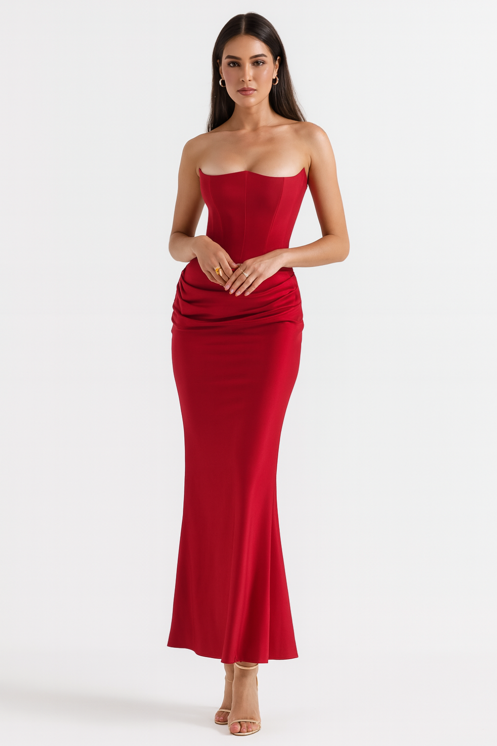 Vera - Strapless Elegant Maxi Dress
