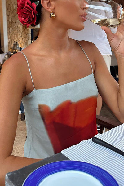 Lilou | Abstract Tulip Maxi Dress