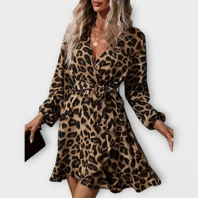 Stylish Leopard Print Dress