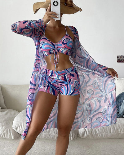 Amahle® | 3-Piece Printed Bikini Set
