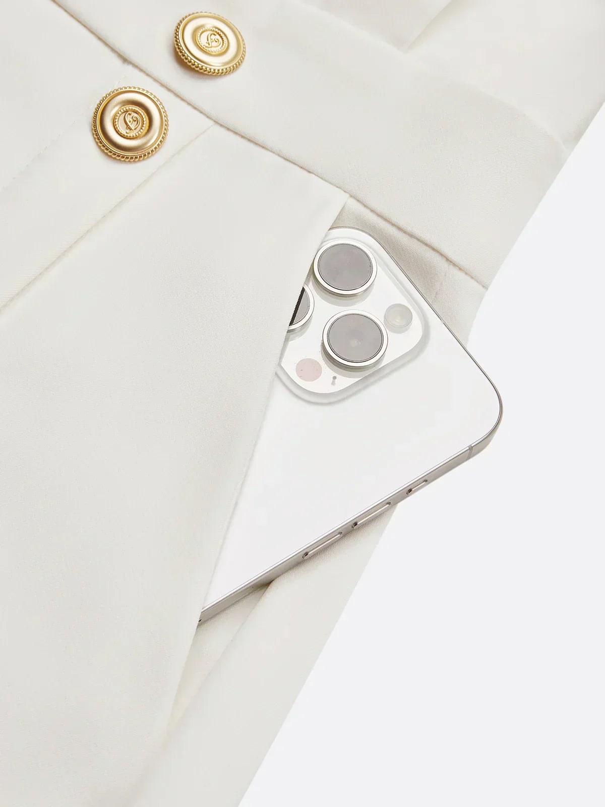 Marlene | Solid Midi Dress with Button Slit and Round Neckline