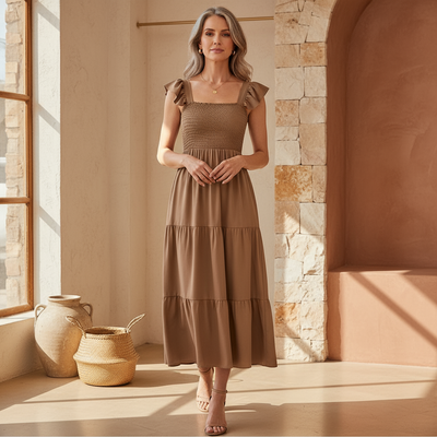 Yessa - Elegant Tiered Dress