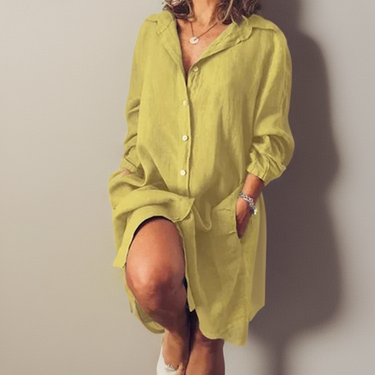 Elysia | Effortless Shirt Dress