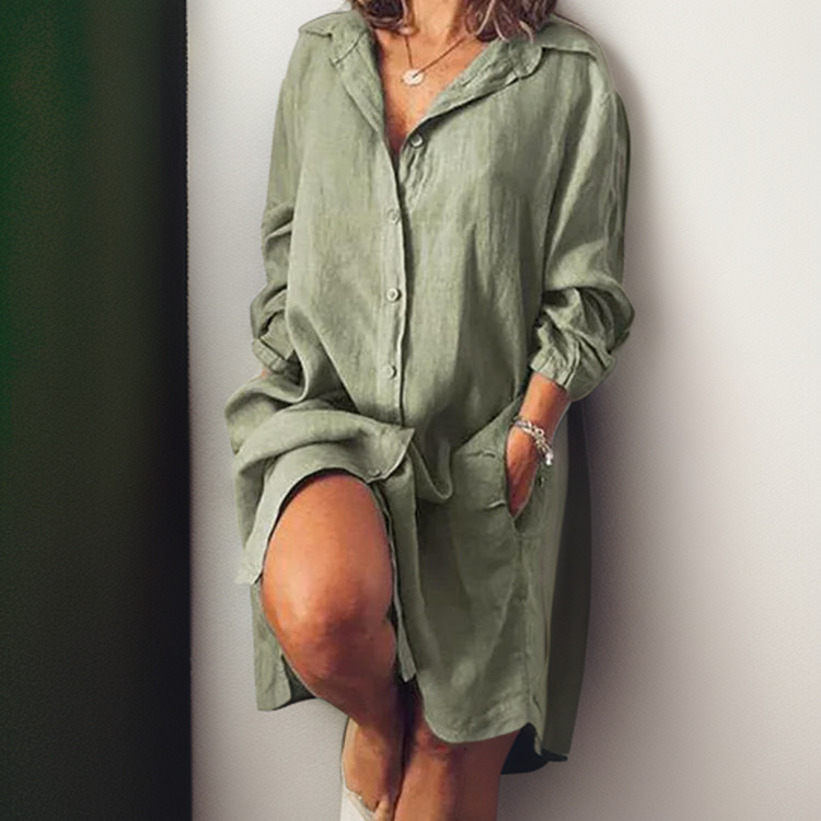 Elysia | Effortless Shirt Dress