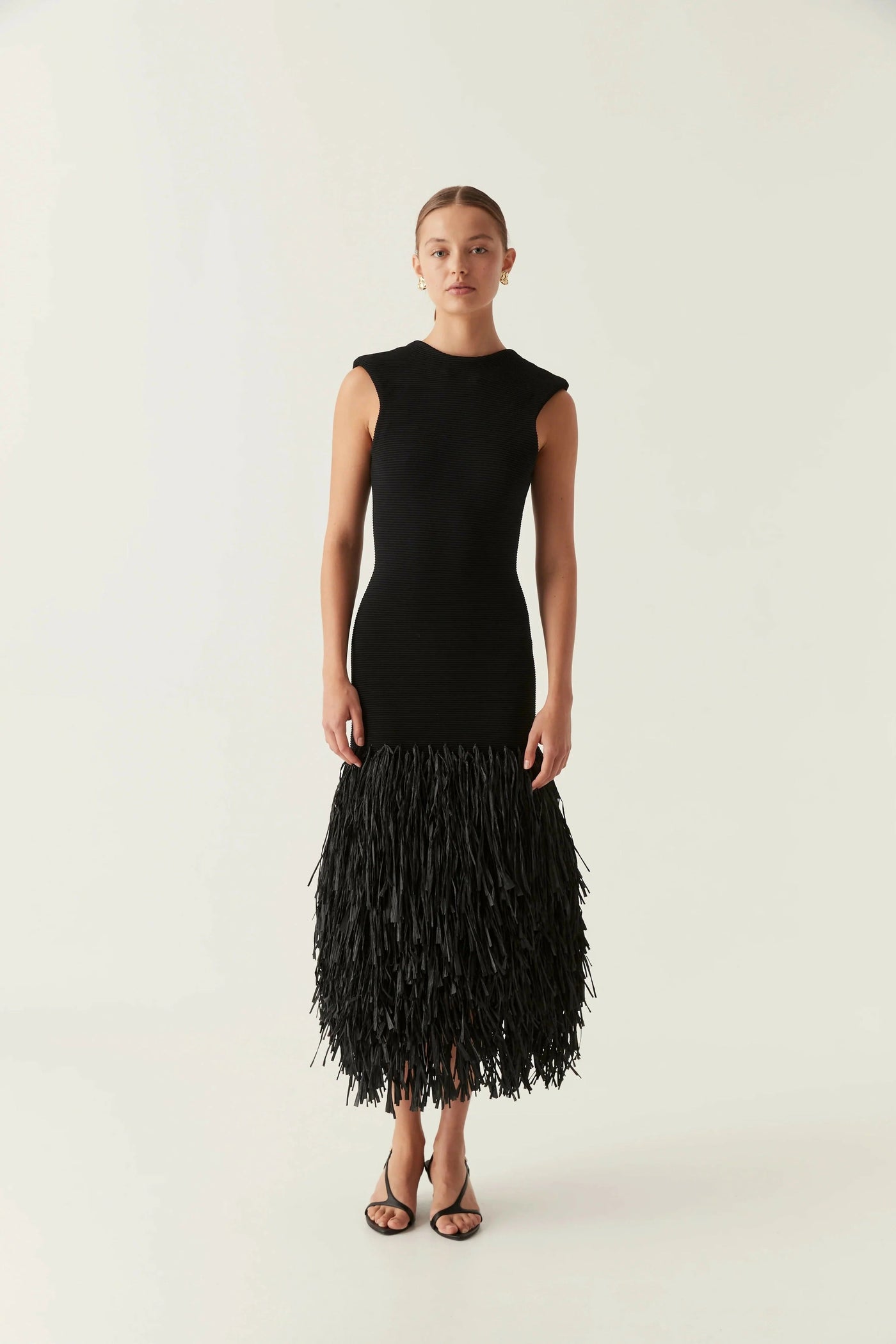 ANA | LONG FRINGE DRESS