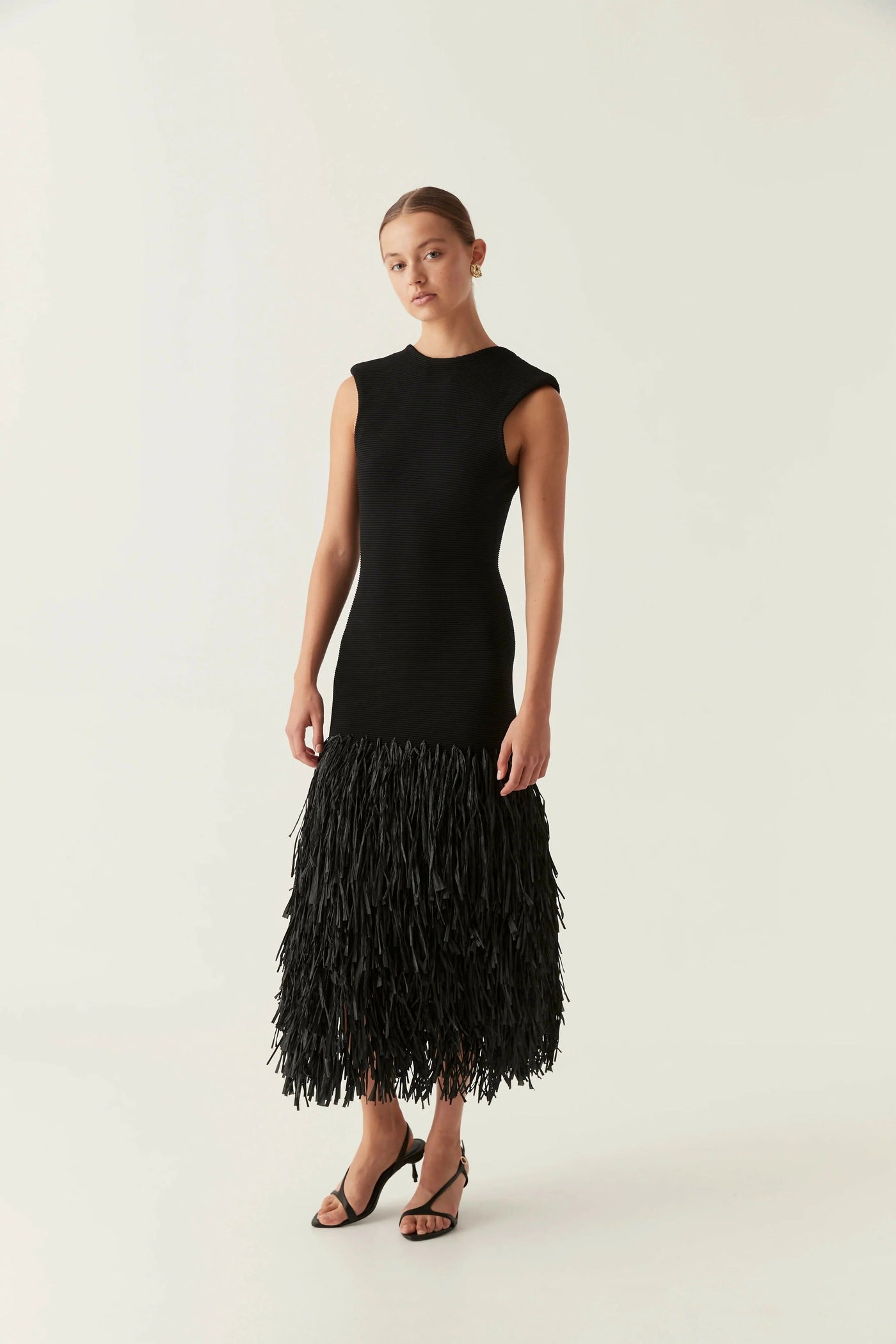 ANA | LONG FRINGE DRESS