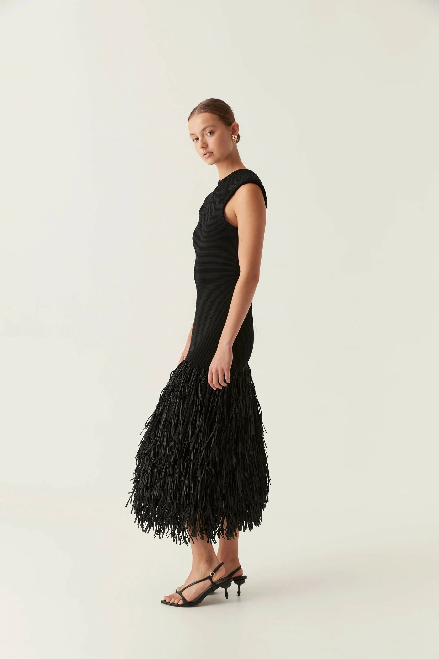 ANA | LONG FRINGE DRESS