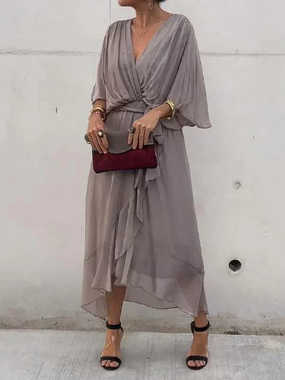Evelyn V-Neck Dress