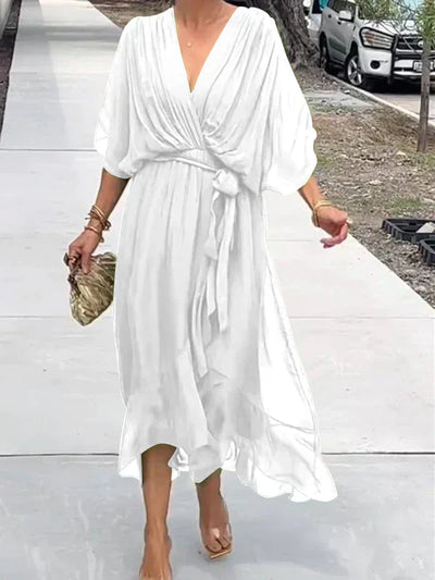 Evelyn V-Neck Dress