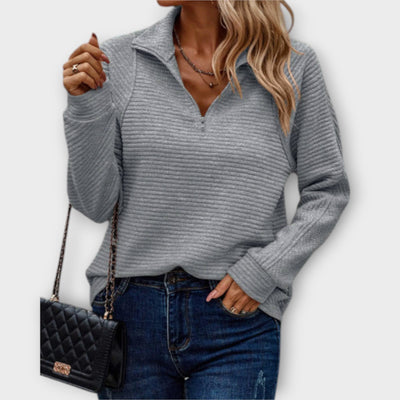 Sweater with Half Zip