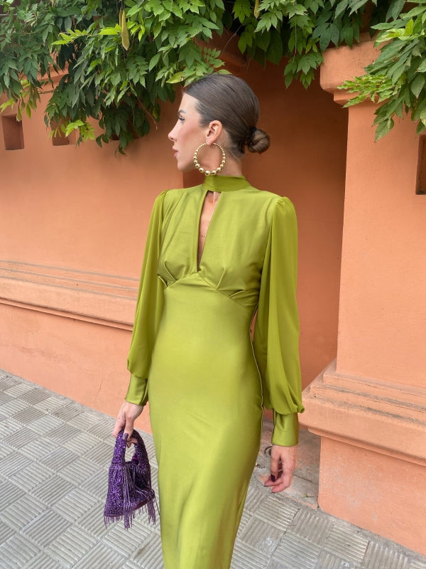 Monaco Pistachio Dress