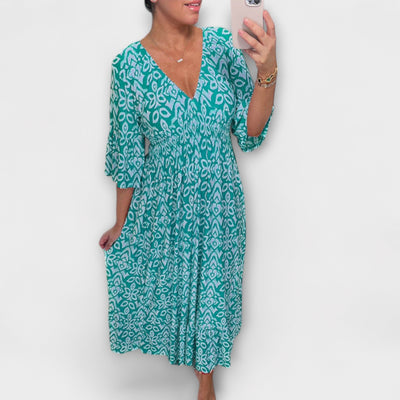 Jazlynn - Bohemian Floral Dress