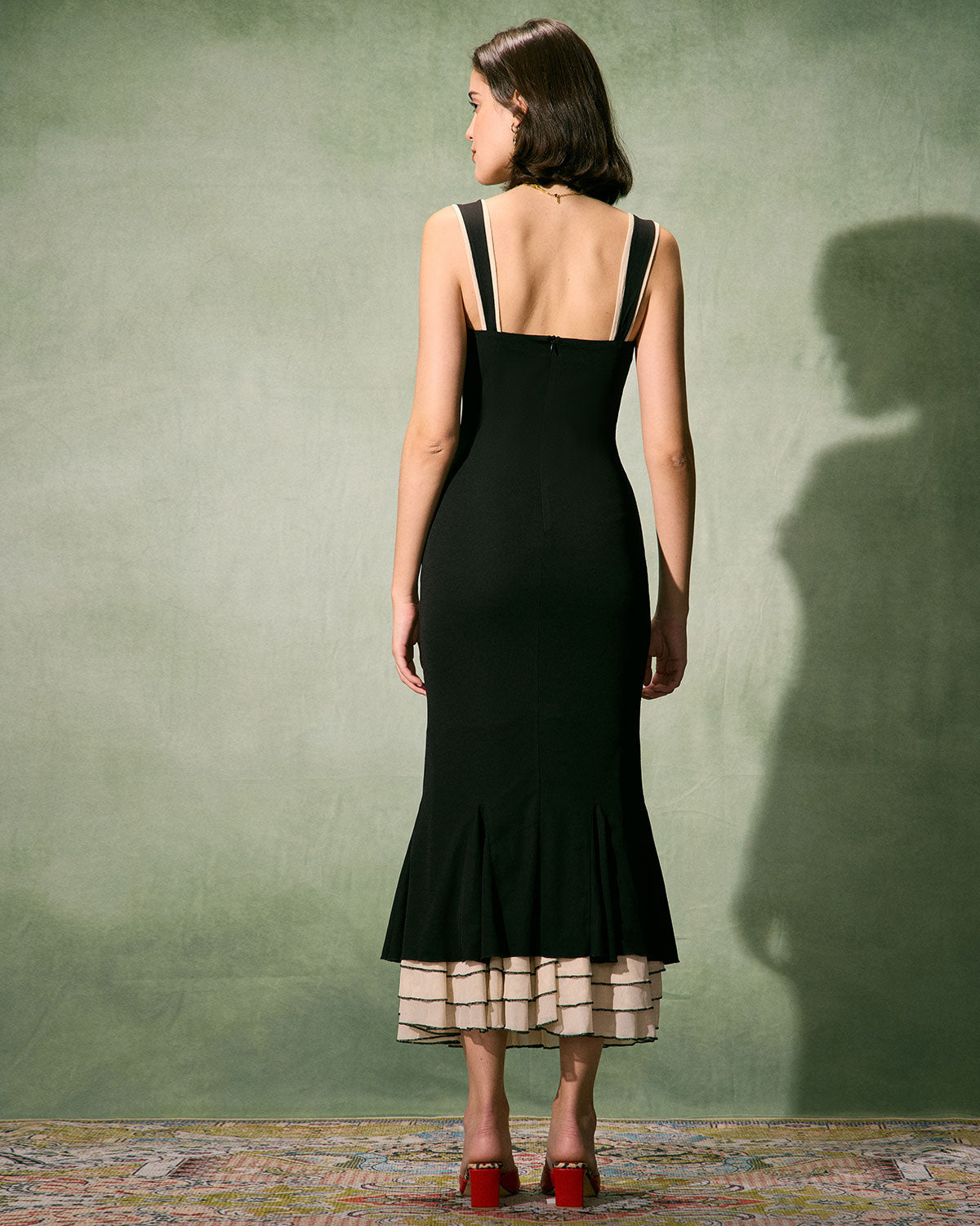 Naomi | Fitted Maxi Dress with Sweetheart Neckline