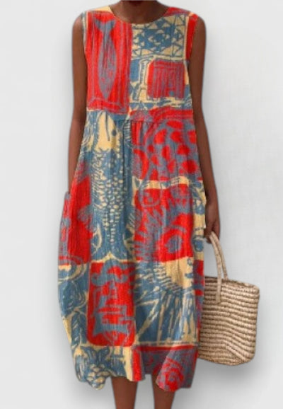 Alizhyah | Elegant Ocean Blue Dress