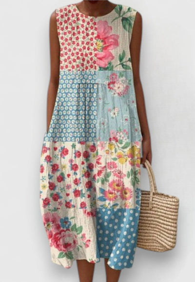 Alizhyah | Elegant Ocean Blue Dress