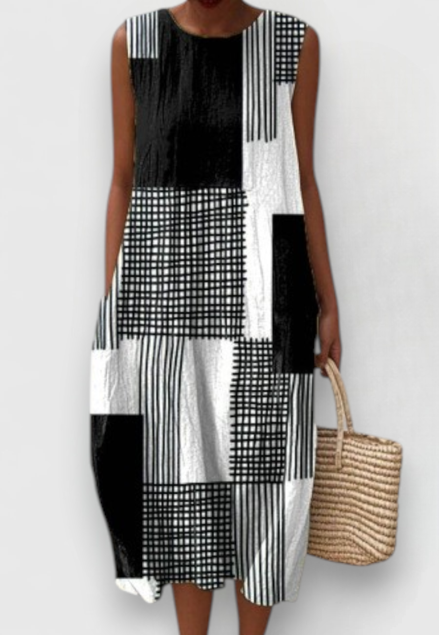 Alizhyah | Elegant Ocean Blue Dress